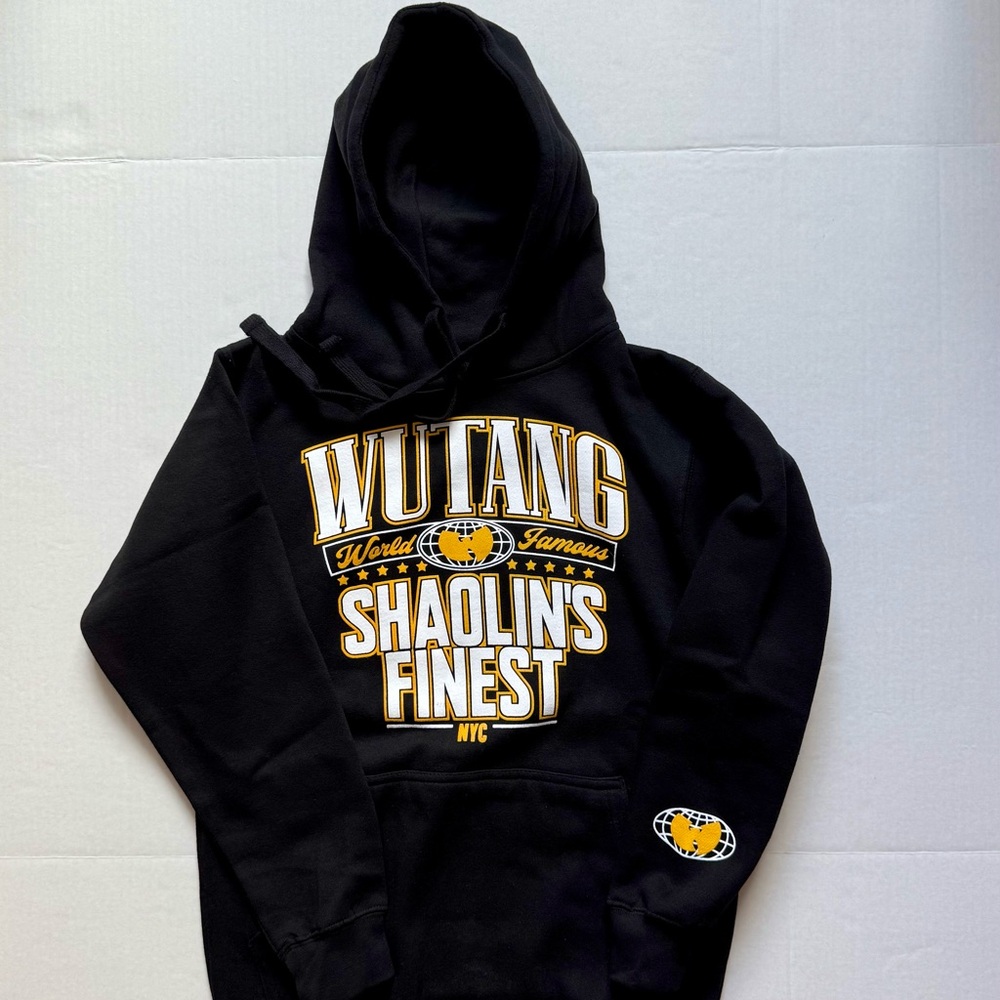 🔴Wu-Wear Hoodie Size Small Wu-Tang Clan Black Sweater Gza Ol Dirty Bastard